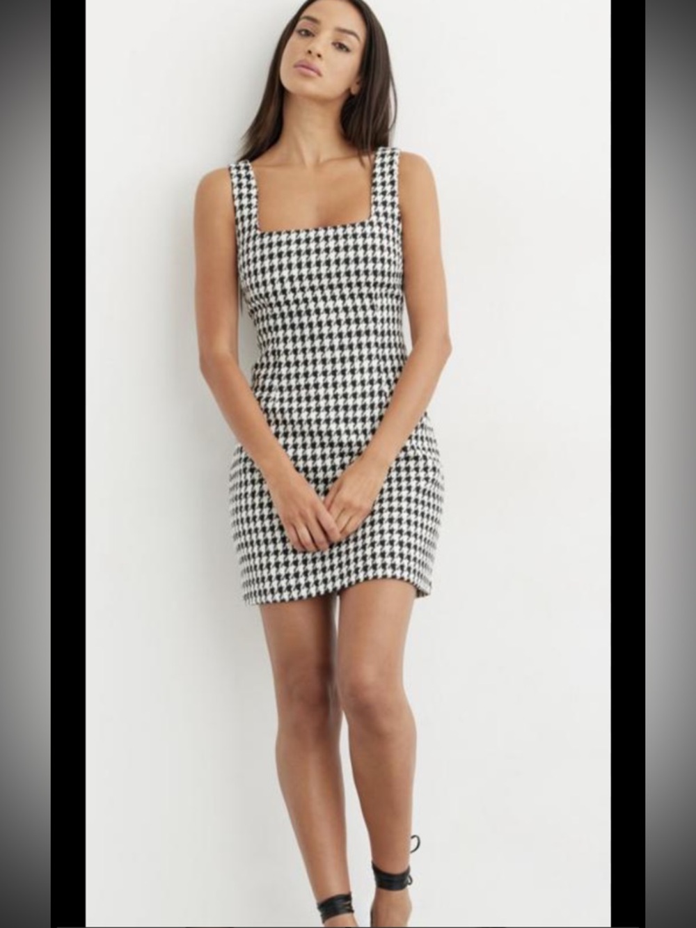 Dynamite houndstooth dress XS